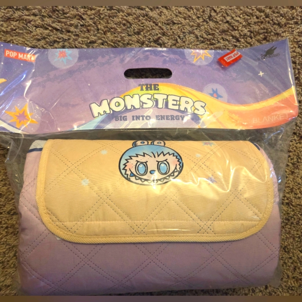 Pop Mart The Monsters Labubu Big Into Energy Blanket Mat